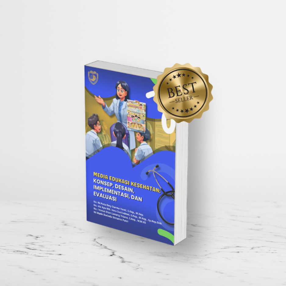 Cover Buku Media Edukasi Kesehatan: Konsep, Desain, Implementasi, Dan Evaluasi